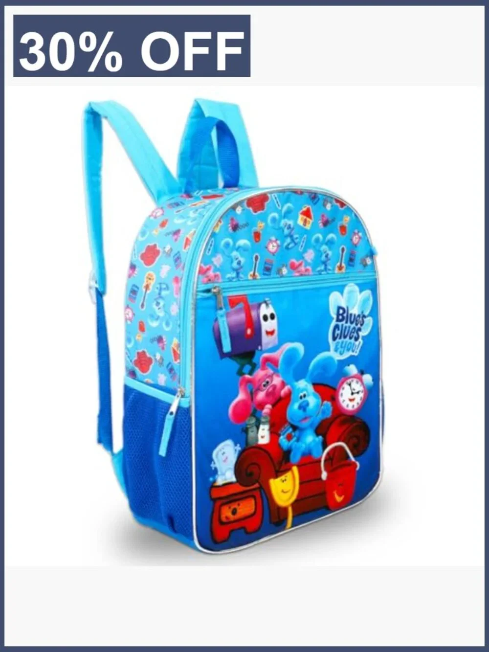 Blues Clues Backpack & Lunch Bag Set - Toddler School Bundle with 16